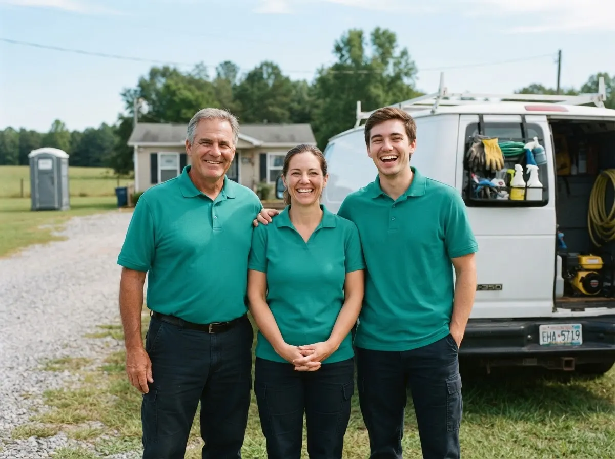 Bright Star Portable Toilet Rentals portable toilet rentals team in Roxboro, NC